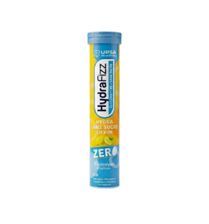 Hydrafizz –  Hydratation sans sucre goût citron, 16 comprimés effervescents