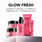 Lierac – Glow Fresh La crème repulpante éclat visage peaux normales, 50 ml