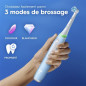 Oral-B – Brosse à dents électrique iO3 Series Ice Blue, 1 unité Oral-B – Brosse à dents électrique iO3 Series Ice Blue, 1 unité
