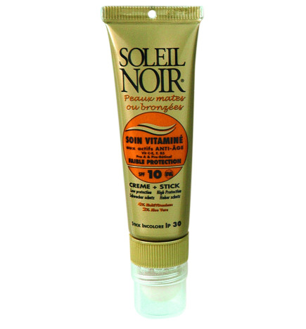 Soleil Noir Soin Vitaminé Crème SPF10 tube 20 ml + Stick Spf 30 2 g