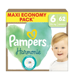 Pampers – Harmonie Couches Taille 6 (13 kg et +), 58 unités