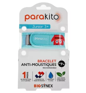 Parakito – Kids Monstre Bracelet anti-moustiques rechargeable, 1 unité