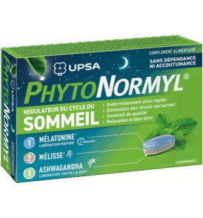 UPSA –  Phytonormyl Complément alimentaire Sommeil, 60 comprimés
