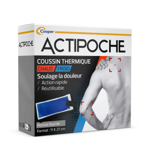 Actipoche – Coussin thermique chaud/froid 11 x 27 cm