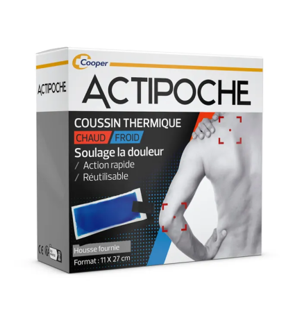Actipoche – Coussin thermique chaud/froid 11 x 27 cm