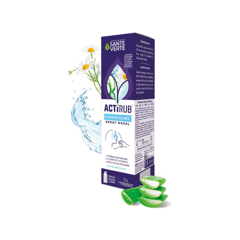 Santé Verte – Actirub Spray nasal, 120 ml Santé Verte – Actirub Spray nasal, 120 ml