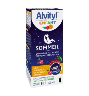 Alvityl – Enfant Sommeil sirop goût cerise, 125 ml