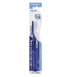 Elgydium – Brosse à dents Pocket Médium, 1 unité