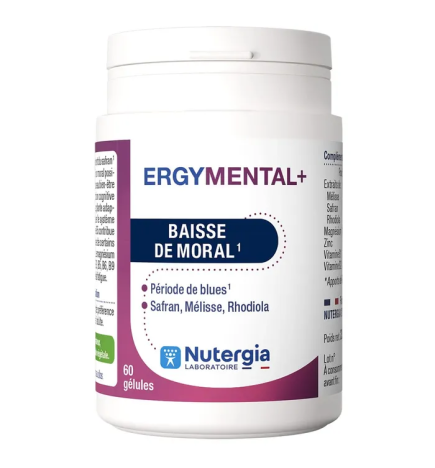 Nutergia – Ergymental Baisse de moral, 60 gélules