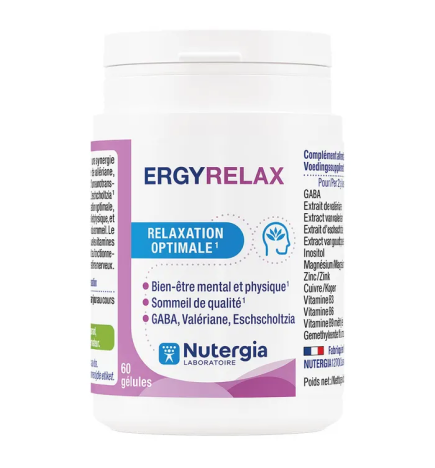 Nutergia – Ergyrelax Relaxation, 60 gélules