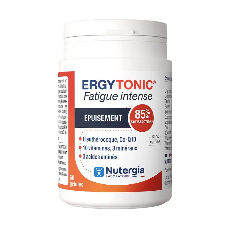 Nutergia – Ergytonic Fatigue intense, 60 gélules Nutergia – Ergytonic Fatigue intense, 60 gélules