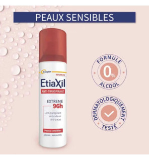 Etiaxil – Anti-transpirant Aérosol Extrême 96h, 150 ml