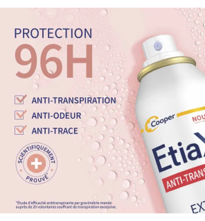 Etiaxil – Anti-transpirant Aérosol Extrême 96h, 2 x 150 ml