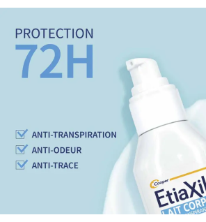 Etiaxil – Anti-transpirant Lait corporel Protection 72h, 100 ml