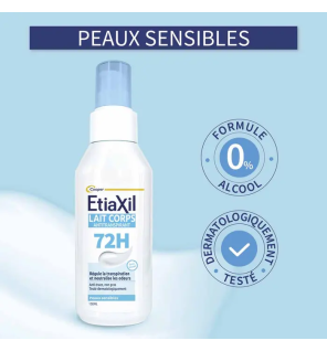 Etiaxil – Anti-transpirant Lait corporel Protection 72h, 100 ml