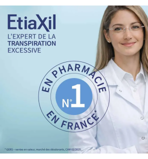 Etiaxil – Déodorant Anti-transpirant 72h Aérosol Anti-traces, 2 x 150 ml