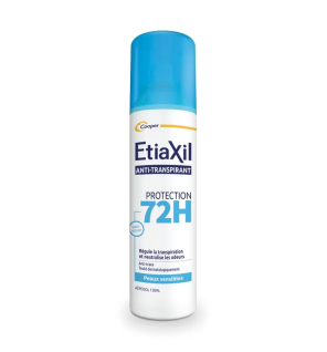 Etiaxil – Déodorant Anti-transpirant Protection 72h Peaux Sensibles, 150 ml
