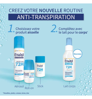 Etiaxil – Déodorant Anti-transpirant Protection 72h Peaux Sensibles, 150 ml
