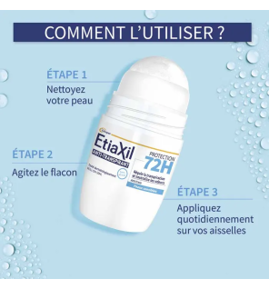 Etiaxil – Anti-transpirant 72h Roll-on, 50 ml