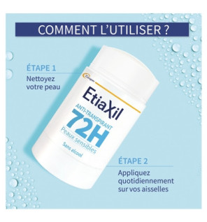 Etiaxil – Déodorant Anti-transpirant Protection 72h Stick, 40 ml