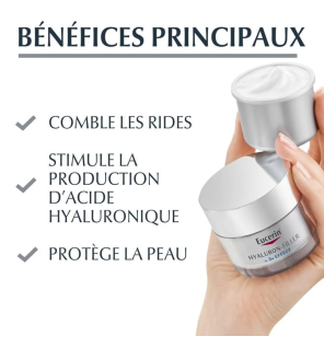 Eucerin – Hyaluron-Filler 3x Effect Soin de Nuit Recharge, 50 ml