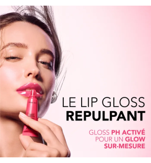Lierac – Glow Up Le Lip Gloss Repulpant Vanille Glacée, 10 ml