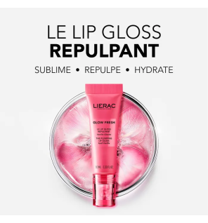 Lierac – Glow Up Le Lip Gloss Repulpant Vanille Glacée, 10 ml