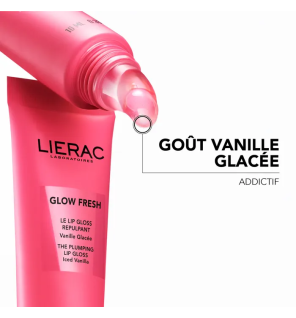 Lierac – Glow Up Le Lip Gloss Repulpant Vanille Glacée, 10 ml