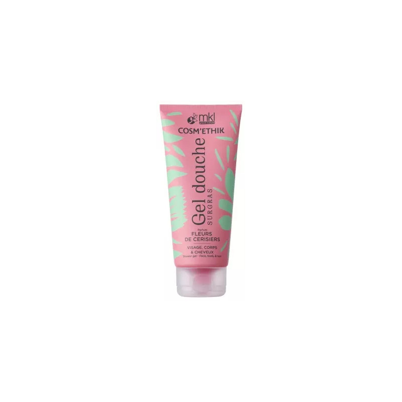MKL Green Nature – Cosm’Ethik Gel Douche Awara du Brésil Fleur de Cerisier, 200 ml