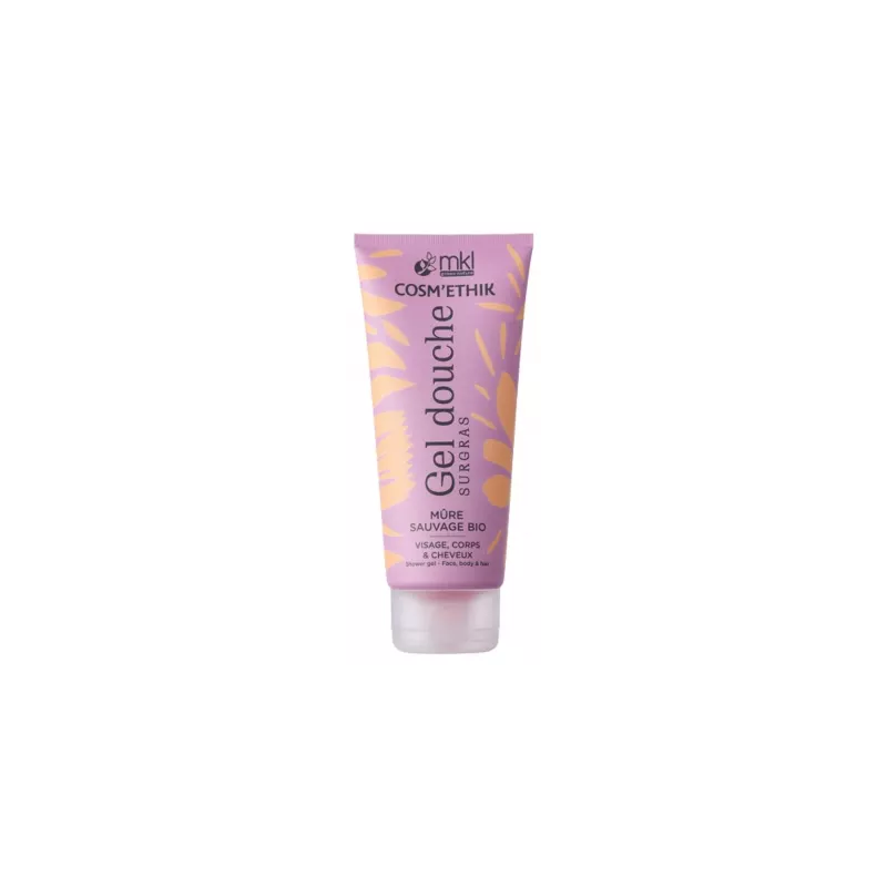 MKL Green Nature – Cosm’Ethik Gel Douche Surgras Mûre Sauvage Bio, 200 ml