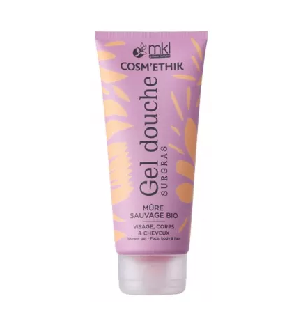MKL Green Nature – Cosm’Ethik Gel Douche Surgras Mûre Sauvage Bio, 200 ml