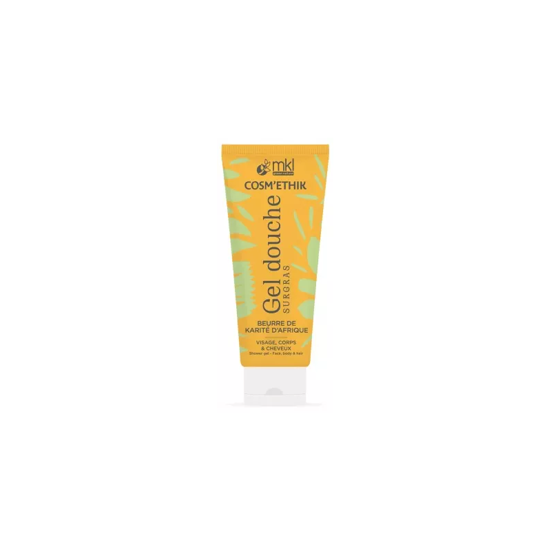 MKL Green Nature – Cosm’Ethik Shampooing Douche Beurre de Karité d’Afrique, 200 ml
