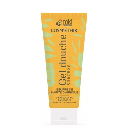 MKL Green Nature – Cosm’Ethik Shampooing Douche Beurre de Karité d’Afrique, 200 ml