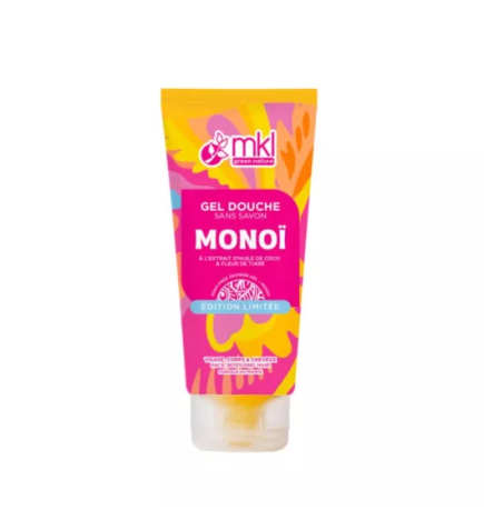 MKL Green Nature – Gel Douche Sans Savon Monoï de Tahiti Édition Limitée, 100 ml