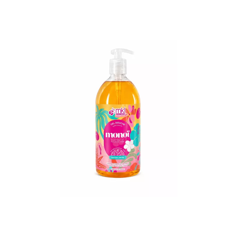 MKL – Gel douche au monoï de Tahiti édition limitée, 1 L MKL – Gel douche au monoï de Tahiti édition limitée, 1 L