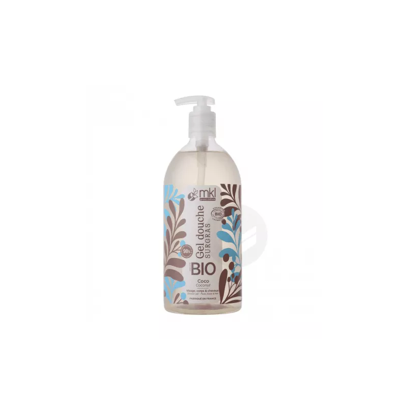 MKL – Gel douche sorbet coco à la base lavante naturelle, 1 L