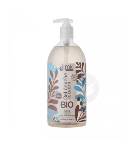 MKL – Gel douche sorbet coco à la base lavante naturelle, 1 L