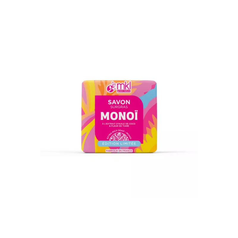 MKL – Savon de Marseille surgras au monoï de Tahiti édition limitée, 100 g MKL – Savon de Marseille surgras au monoï de Tahiti édition limitée, 100 g