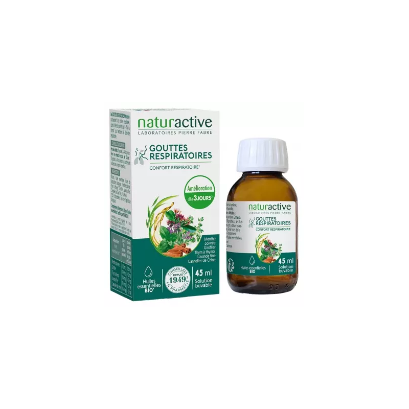 Naturactive – Gouttes respiratoires, 45 ml Naturactive – Gouttes respiratoires, 45 ml