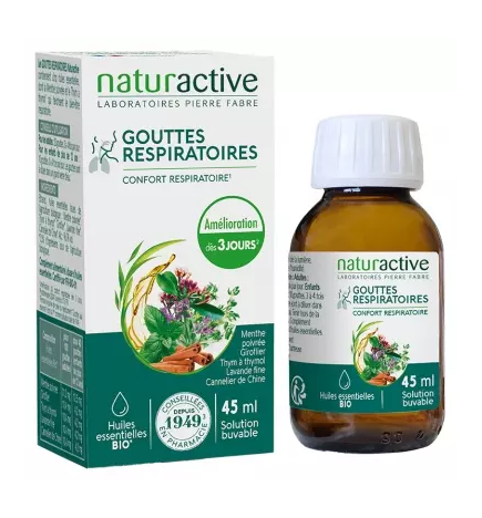 Naturactive – Gouttes respiratoires, 45 ml