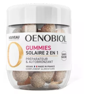 Oenobiol – Solaire 2-en-1 gummies, 60 unités