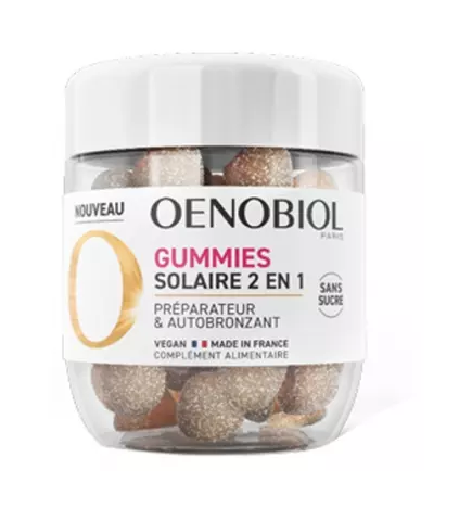 Oenobiol – Solaire 2-en-1 gummies, 60 unités