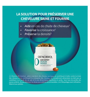 Oenobiol – Hair Expert fortifiant intégral cheveux & ongles, 3 mois (2 mois + 1 offert)