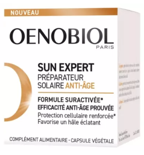 Oenobiol – Sun Expert préparateur solaire anti-âge, 30 capsules