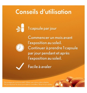 Oenobiol – Solaire intensif préparateur peau sensible, 30 capsules