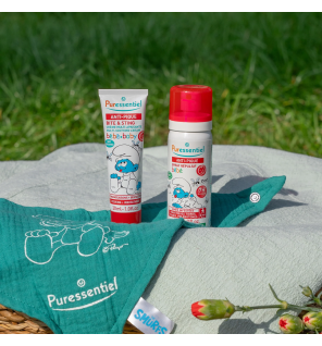 Puressentiel – Duo répulsif apaisant bébé Schtroumpfs, 2 produits