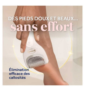 Scholl – Pedi Perfect Râpe Électrique + 2 Rouleaux Recharges Nano-Tech