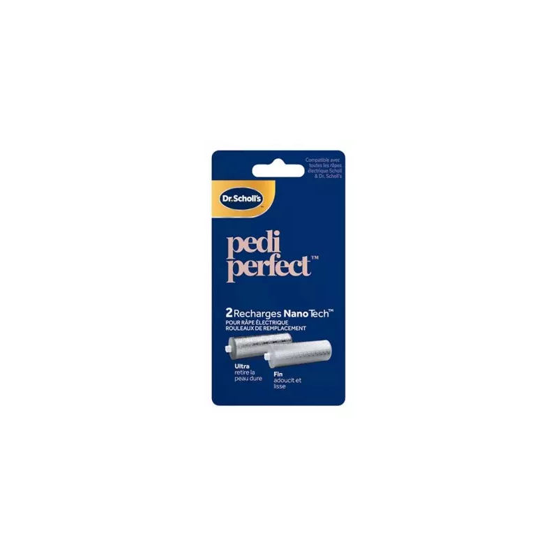 Scholl – Pedi Perfect 2 Rouleaux Recharges Râpe Électrique Nano-Tech Scholl – Pedi Perfect 2 Rouleaux Recharges Râpe Électrique Nano-Tech