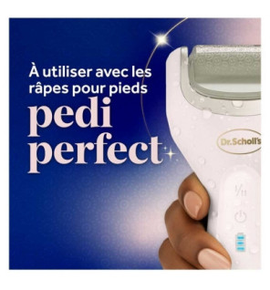 Scholl – Pedi Perfect 2 Rouleaux Recharges Râpe Électrique Nano-Tech