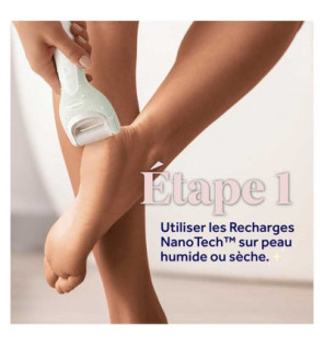 Scholl – Pedi Perfect 2 Rouleaux Recharges Râpe Électrique Nano-Tech